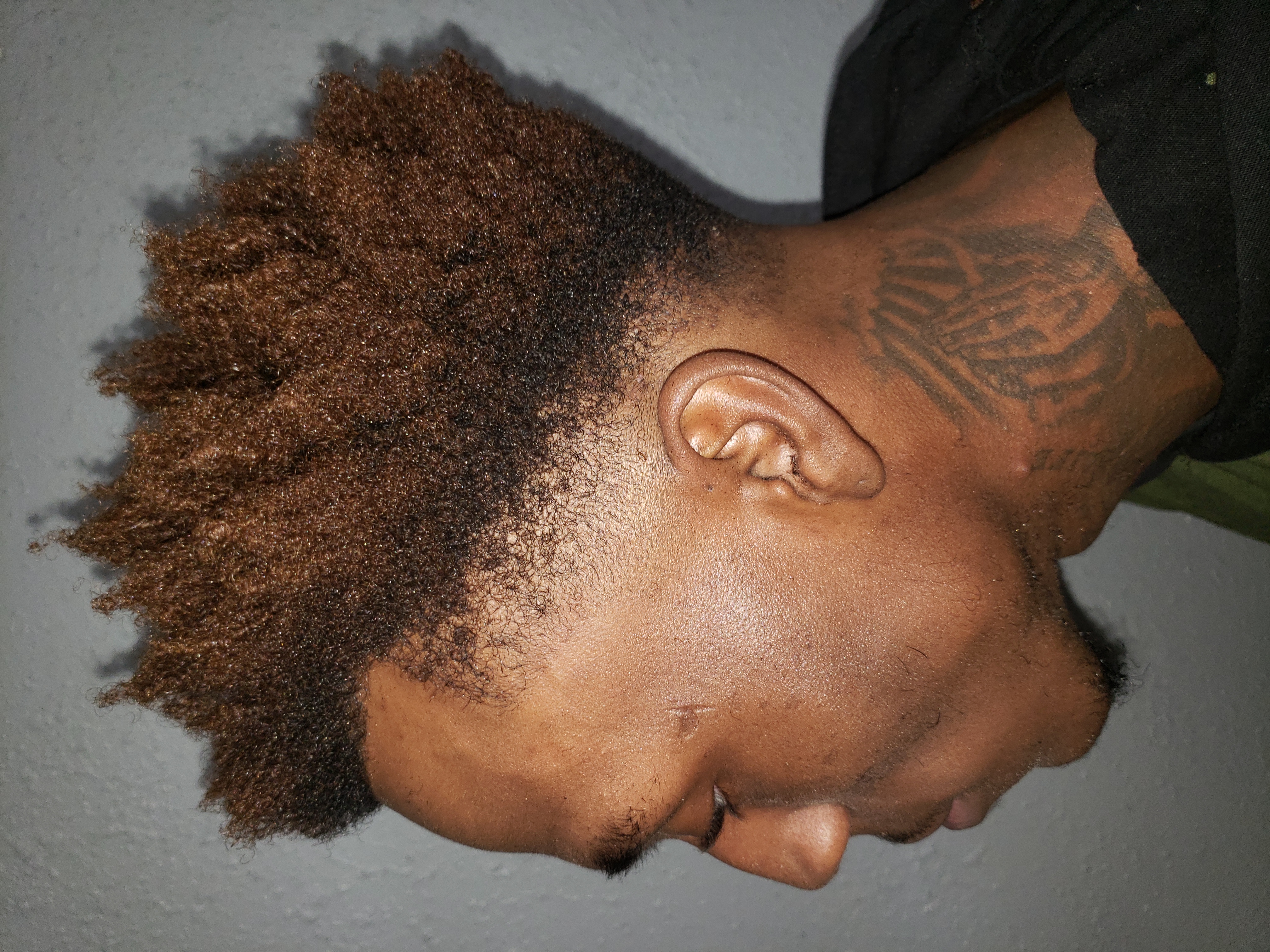 Fresh cut at Brooklynz Barbershop